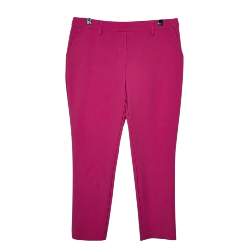 JL Atelier Pink Stretch Pull-on Cropped Pants Size XL